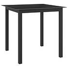 vidaXL Bistro Table Outdoor Patio Terrace Stand Furniture Green 70x70x72cm Plastic
