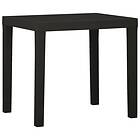 vidaXL Garden Table Anthracite 79x65x72 cm Plastic