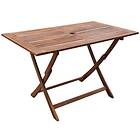 vidaXL Garden Table 120x70x75 cm Solid Acacia Wood