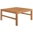 vidaXL Garden Table 63x63x30 cm Solid Teak Wood