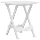 vidaXL Folding Garden Table 45.5x38.5x50 cm White