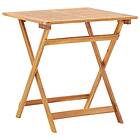 vidaXL Folding Garden Table 70x70x75 cm Solid Acacia Wood