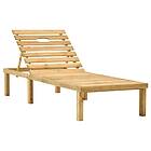 vidaXL Garden Sun Lounger Impregnated Pinewood