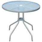 vidaXL Bistro Table Grey 80x71 cm Steel