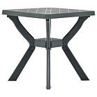 vidaXL Bistro Table Green 70x70x72 cm Plastic