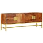 vidaXL TV Cabinet 140x30x50 cm Solid Acacia Wood