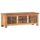 vidaXL TV Cabinet 120x30x40 cm Solid Acacia Wood and Reclaimed