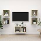 vidaXL 5 Piece TV Cabinet Set Sonoma Oak Chipboard