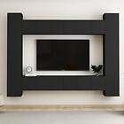 vidaXL 10 Piece TV Cabinet Set Black Chipboard
