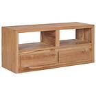 vidaXL TV Cabinet 90x30x40 cm Solid Teak Wood