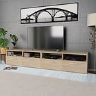 vidaXL TV Cabinets 2 pcs Chipboard 95x35x36 cm Oak