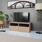 vidaXL TV Cabinet Chipboard 95x35x36 cm Oak