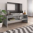 vidaXL TV Cabinet Concrete Grey 100x40x40 cm Chipboard