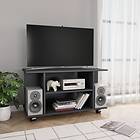 vidaXL TV Cabinet with Castors Grey 80x40x40 cm Chipboard