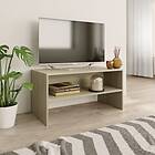 vidaXL TV Cabinet Sonoma Oak 80x40x40 cm Chipboard