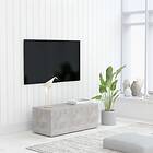 vidaXL TV Cabinet Concrete Grey 80x34x30 cm Chipboard