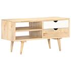 vidaXL TV Cabinet 90x35x45 cm Solid Mango Wood