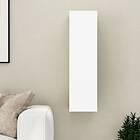 vidaXL TV Cabinet White and Sonoma Oak 30.5x30x110 cm Chipboard