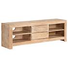 vidaXL TV Cabinet Solid Acacia Wood 120x30x40 cm Light Brown