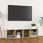 vidaXL TV Cabinet Sonoma Oak 142.5x35x36.5 cm Chipboard