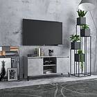 vidaXL TV Cabinet with Metal Legs Concrete Grey 103.5x35x50 cm