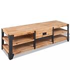 vidaXL TV Stand Solid Acacia Wood 140x40x45 cm