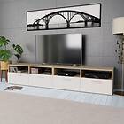 vidaXL TV Cabinets 2 pcs Chipboard 95x35x36 cm Oak and White