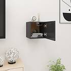 vidaXL Wall Mounted TV Cabinet Grey 30.5x30x30 cm