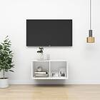 vidaXL Wall-mounted TV Cabinet White 37x37x72 cm Chipboard