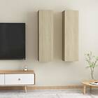 vidaXL TV Cabinets 2 pcs Sonoma Oak 30.5x30x110 cm Chipboard