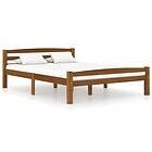 vidaXL Bed Frame Honey Brown Solid Pine Wood 120x200 cm