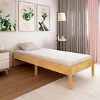 vidaXL Bed Frame Solid Oak Wood 100x200 cm