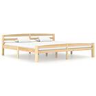 vidaXL Bed Frame Solid Pinewood 200x200 cm