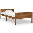 vidaXL Bed Frame Solid Pinewood Honey Brown 90x200 cm