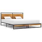 vidaXL Bed Frame Metal 140x200 cm