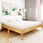 vidaXL Bed Frame Solid Oak Wood 200x200 cm