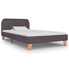 vidaXL Bed Frame Taupe Fabric 90x190 cm