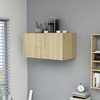 vidaXL Wall Mounted Cabinet Sonoma Oak 80x39x40 cm Chipboard