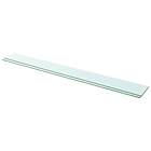 vidaXL Shelves 2 pcs Panel Glass Clear 110x12 cm