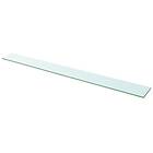 vidaXL Shelf Panel Glass Clear 110x12 cm