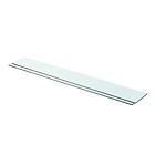 vidaXL Shelves 2 pcs Panel Glass Clear 90x12 cm