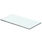 vidaXL Shelf Panel Glass Clear 40x15 cm