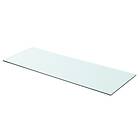 vidaXL Shelf Panel Glass Clear 80x30 cm