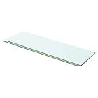 vidaXL Shelves 2 pcs Panel Glass Clear 60x15 cm