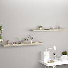 vidaXL Floating Wall Shelves 2 pcs Oak 120x23.5x3.8 cm MDF