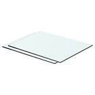 vidaXL Shelves 2 pcs Panel Glass Clear 40x25 cm