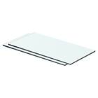 vidaXL Shelves 2 pcs Panel Glass Clear 40x15 cm