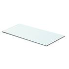 vidaXL Shelf Panel Glass Clear 60x25 cm