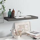 vidaXL Floating Wall Shelf High Gloss Grey 60x23.5x3.8 cm MDF