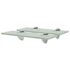 vidaXL Floating Shelves 2 pcs Glass 30x20 cm 8 mm